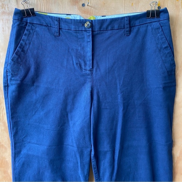 NWT Boden Rachel Chino Petite Capri Pant Navy - Picture 9 of 14